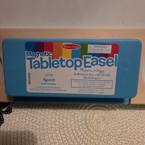 Melissa & Doug Blue Tabletop Easel